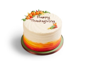 Made Without Gluten Thanksgiving Rainbow Cake