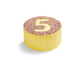 Vanilla Number Cake