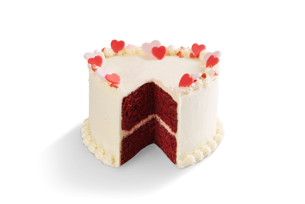 Red Velvet Heart Cake