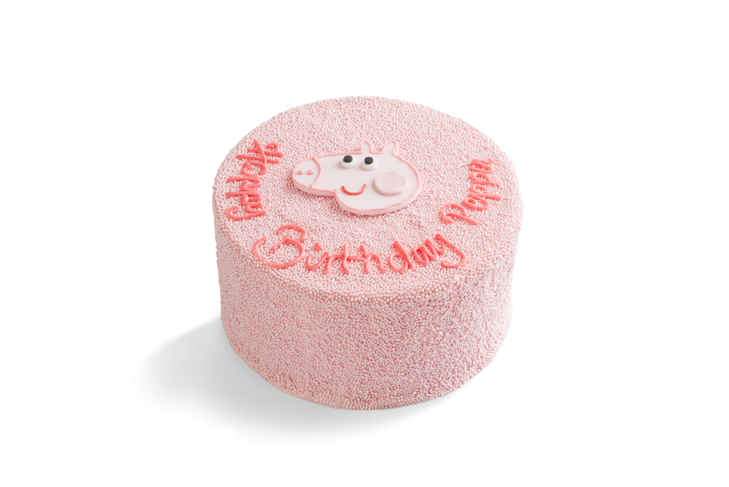 Peppa Pig 8" Pink Velvet Sprinkle Cake