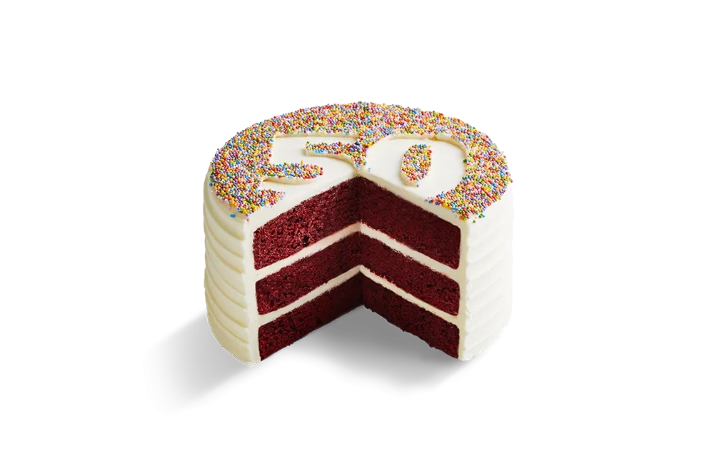 Red Velvet Number Cake