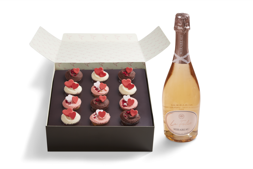 Valentines Mirabeau Mini Cupcake Hamper