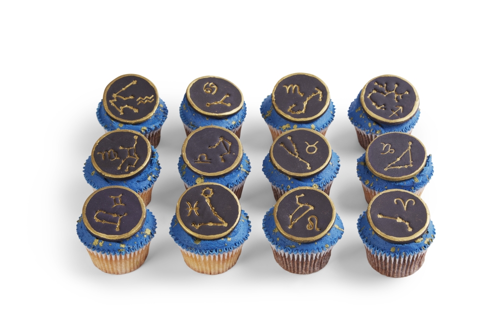 Zodiac: Six Galaxy Cupcake Selection Box