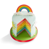 Peppa Pig Sunny Days 6" Rainbow Cake