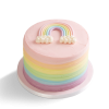 Pastel Rainbow Frosting Cake