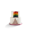 Rainbow Sprinkles Wedding Cake